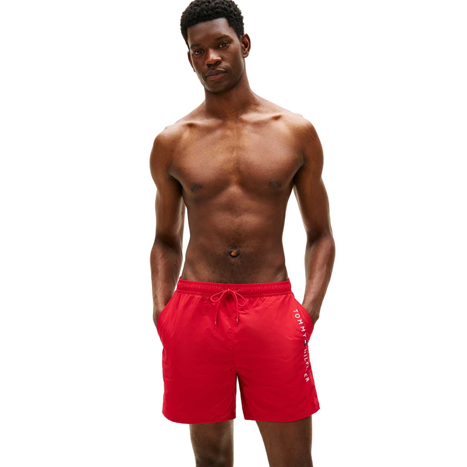 Tommy Hilfiger Original Logo Mid Length Swim Shorts